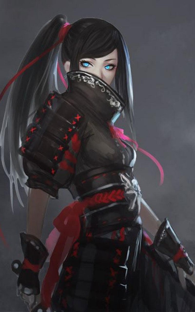 Аниме девушки ниндзя