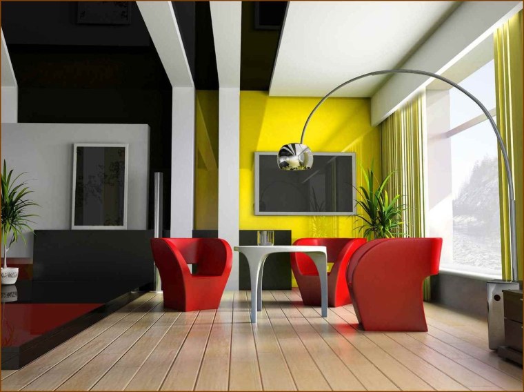 Контраст в интерьере