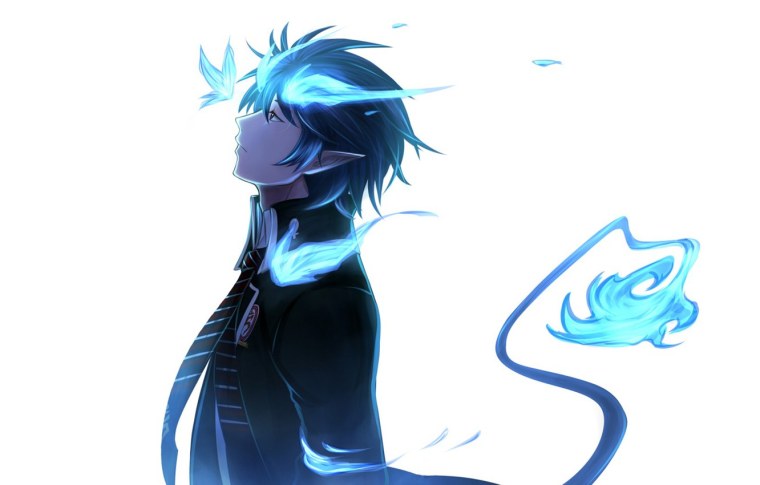 Синий экзорцист синее пламя