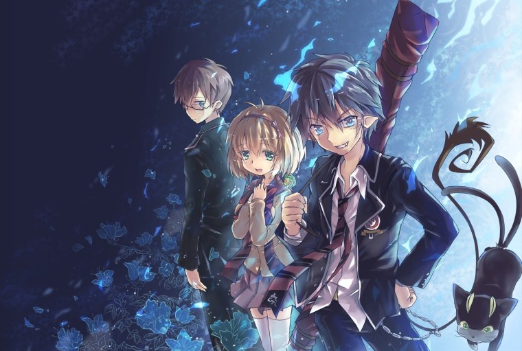 Синий экзорцист аниме