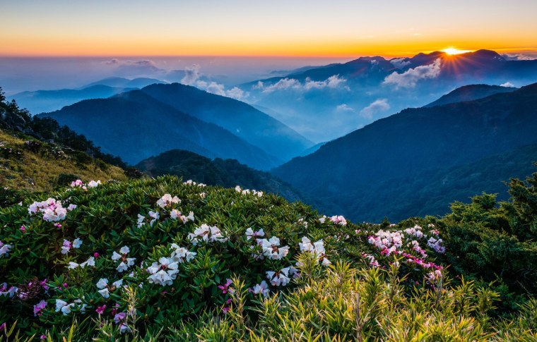 Рассвет красная Поляна Сочи