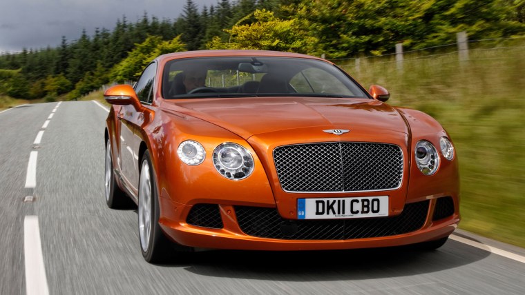 Бентли Континенталь оранжевая