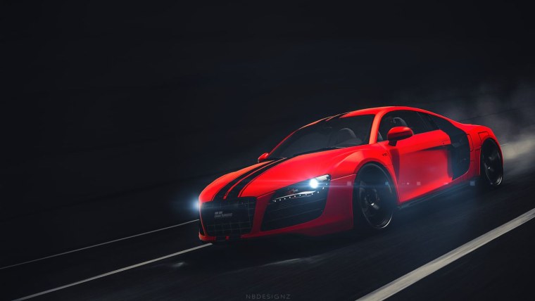 Audi r8 Tuning Black