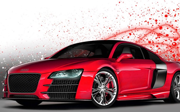 Ауди жёлтая v10