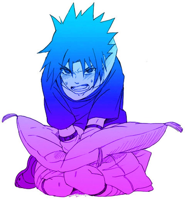 Саске милые арты