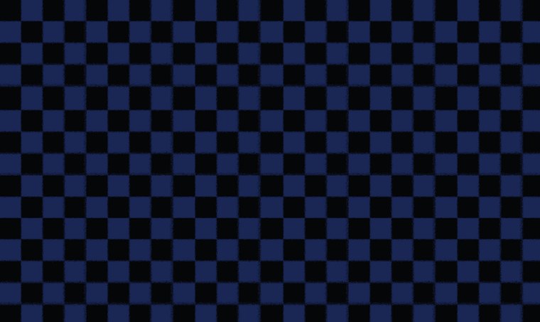 Синий с черным квадратик