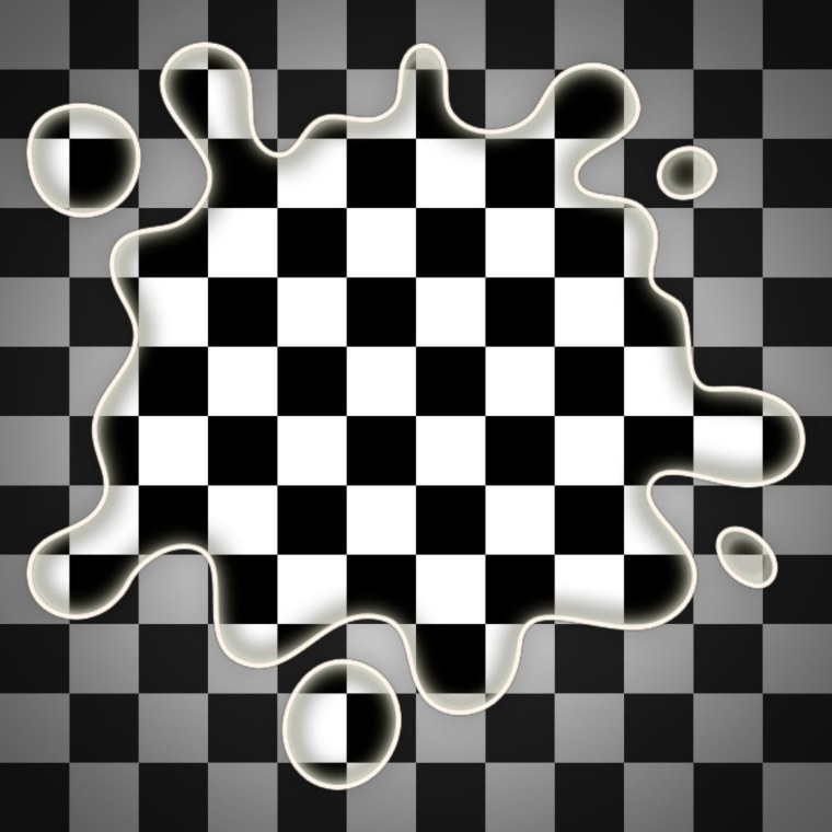 Черно белая клетка