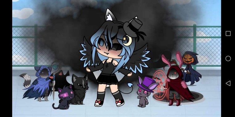 Тёмный фон для гача лайф