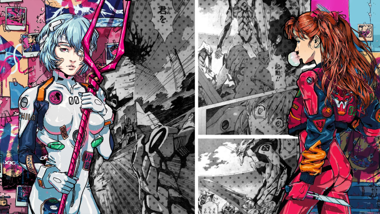 Неон Генезис Евангелион арт