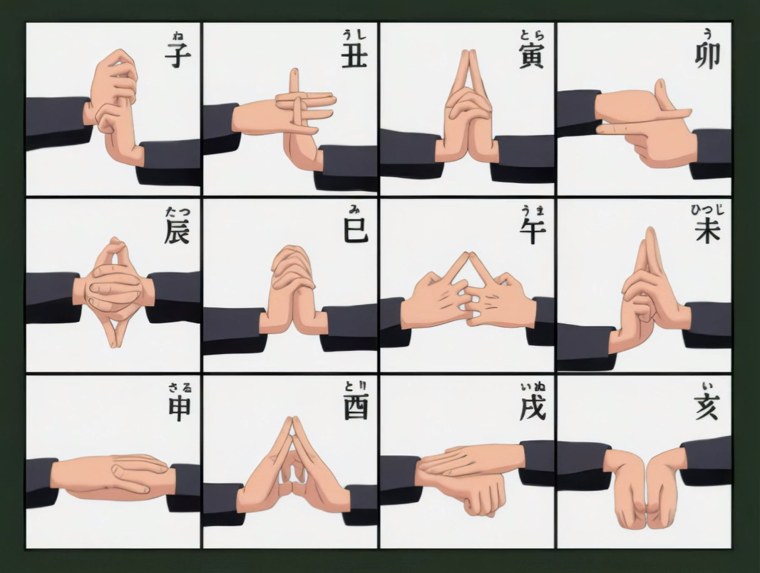 Печати из Наруто техники расенган