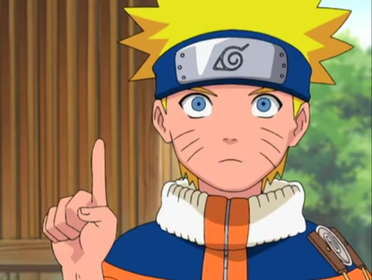 Наруто Узумаки большой палец