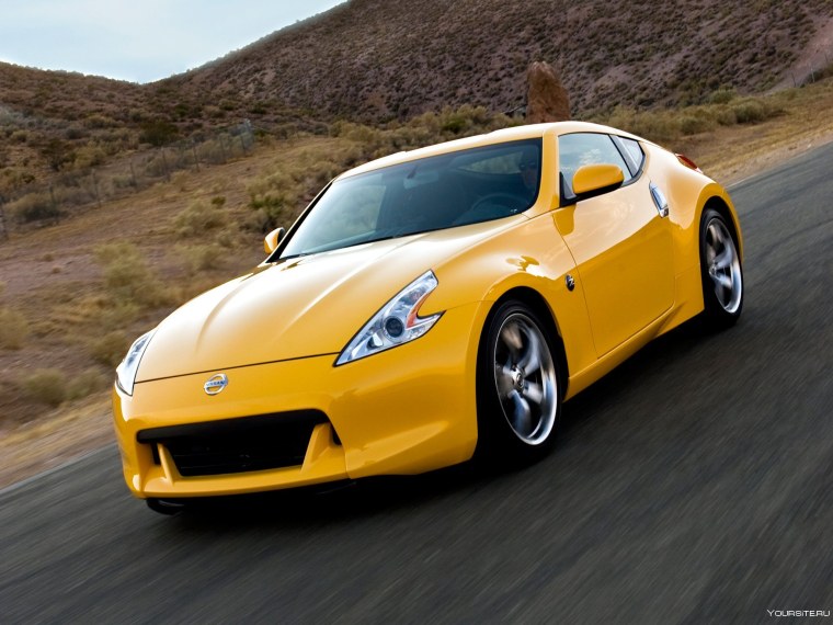 370z Nissan оранжевый