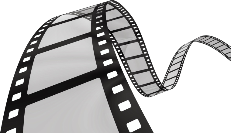Кинолента на прозрачном фоне