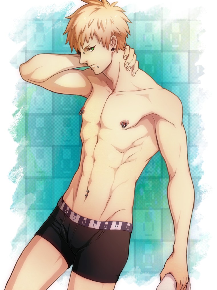 Горячий аниме парень