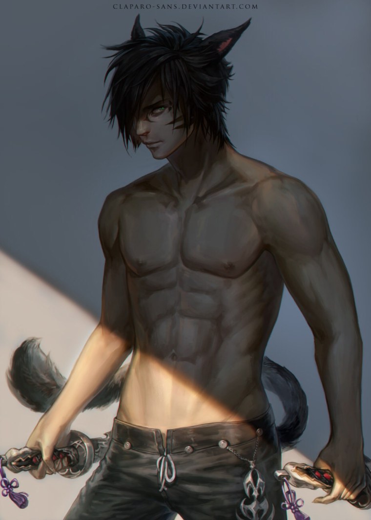 Аниме парни с прессом