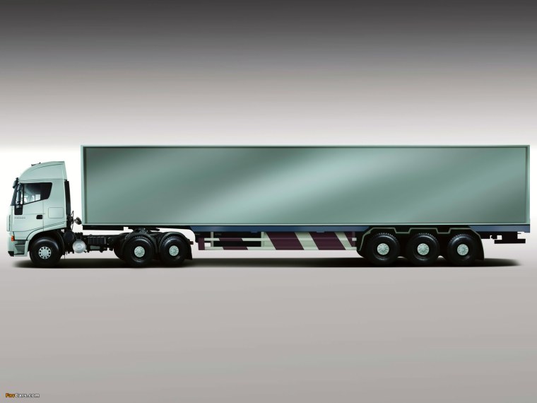 КАМАЗ фура сбоку