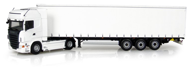 Фура с прицепом сбоку