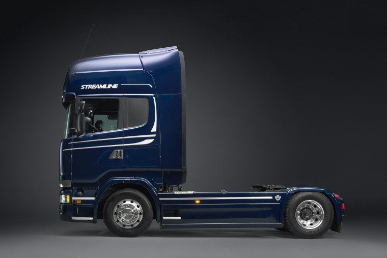 Скания тягач вид сбоку