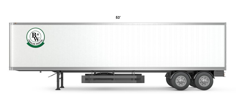 Фура с прицепом сбоку