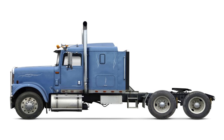 Freightliner фургон вид сбоку