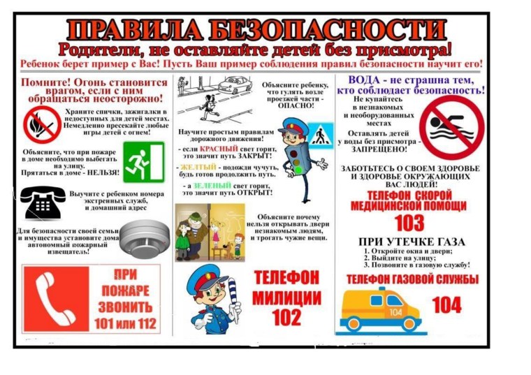 Уголок безопасности для детей