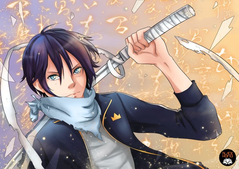 Бездомный Бог Ято черно белый