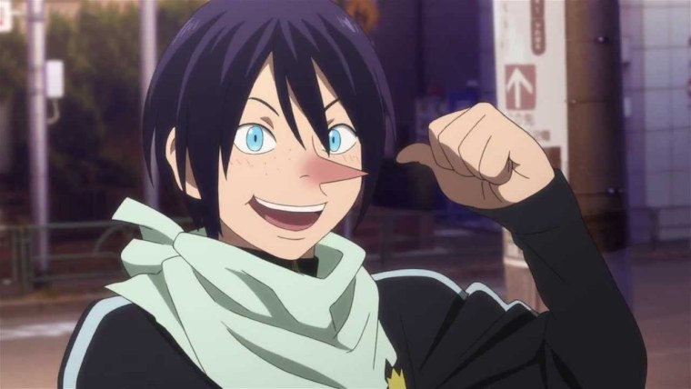 Аниме Бездомный Бог Ято злой