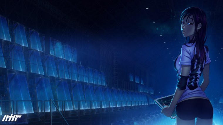 Аниме синий