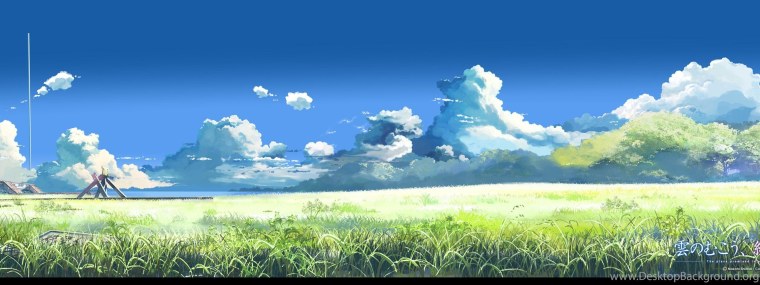 Аниме Макото Синкай 3840 1080