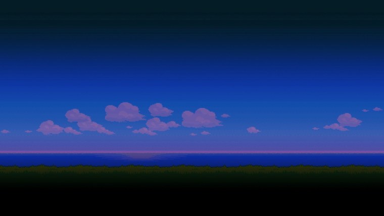 Пиксельный пейзаж