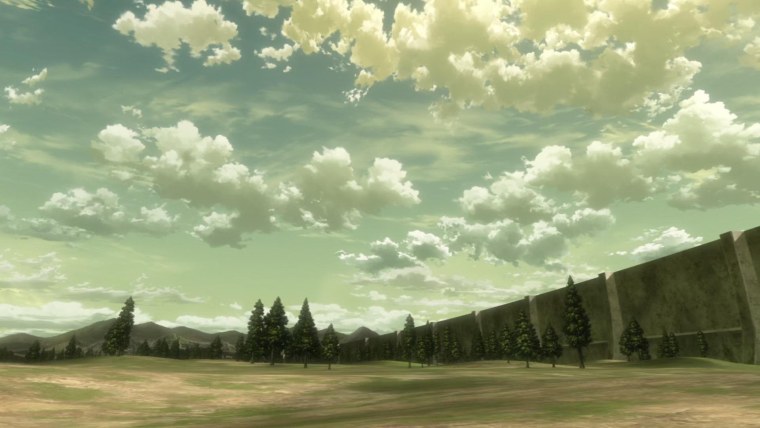 Attack on Titan пейзажи