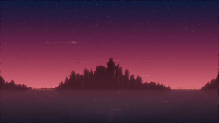 Пиксель арт пейзаж