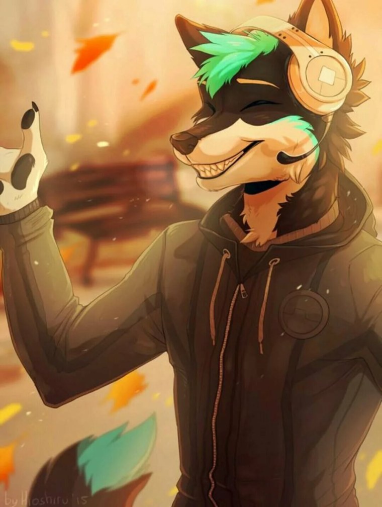 Фурри волки парни