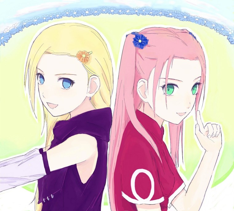 Сакура Харуно и ино Яманака