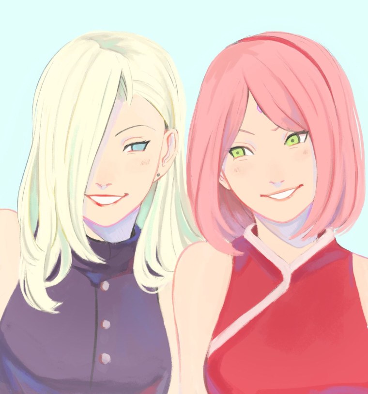 Сакура Харуно и ино Яманака