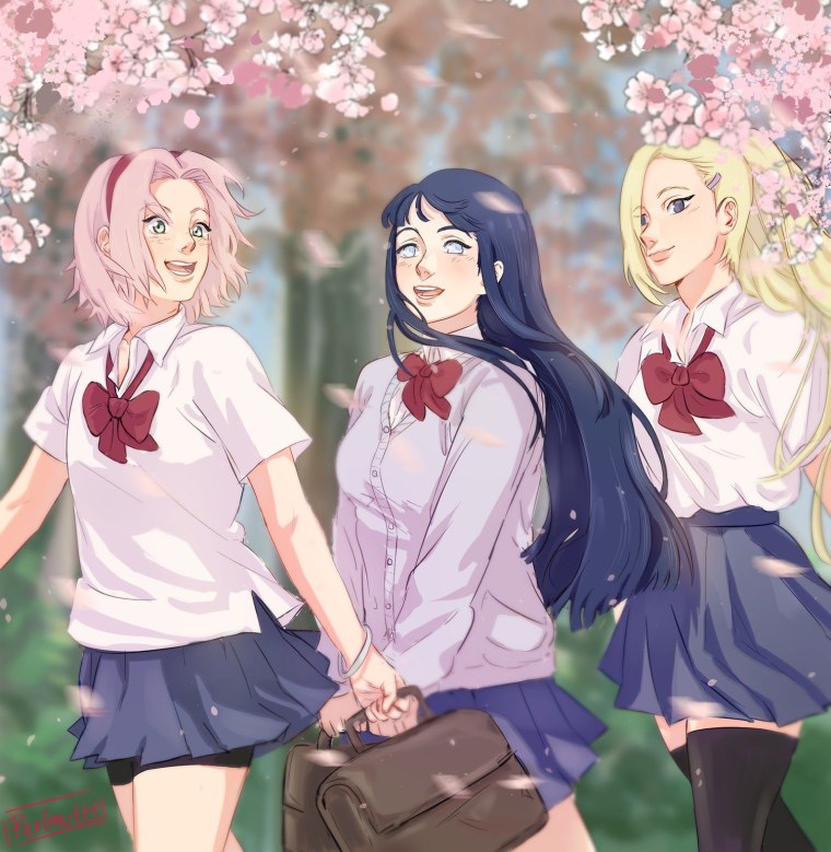 Сакура ино и Хината