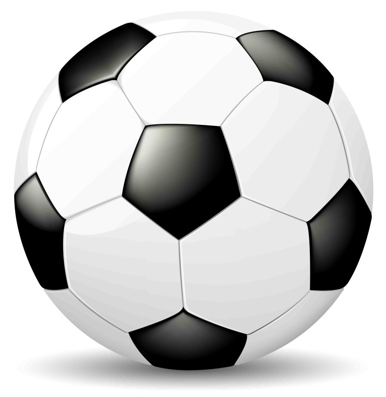 Трафарет футбольный мяч для торта