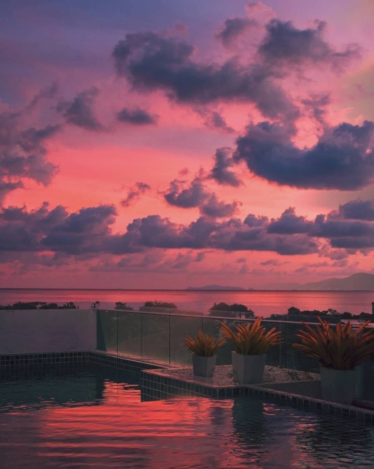 Красивый закат Эстетика