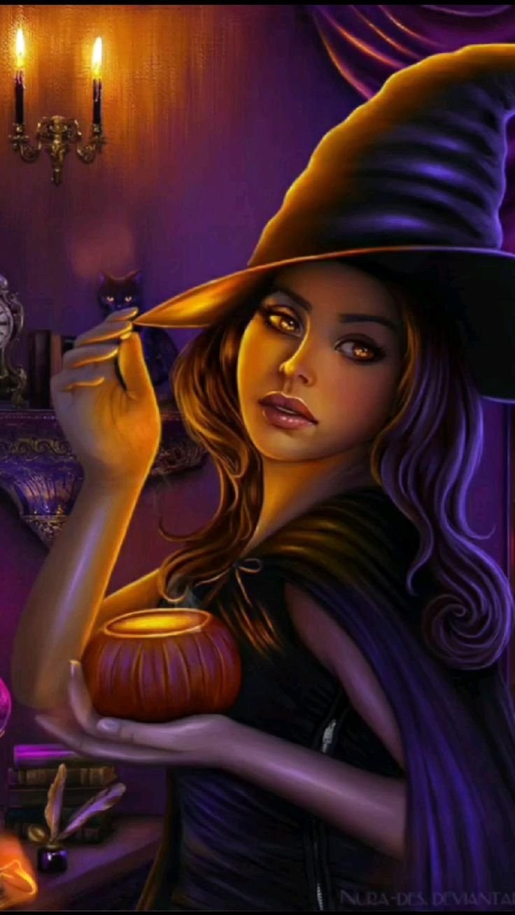 Ведьмочка на Хэллоуин