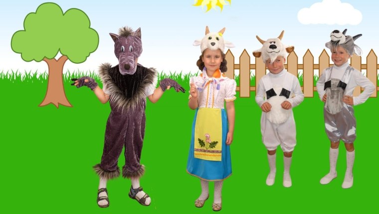 Костюм козы для сказки волк и 7 козлят