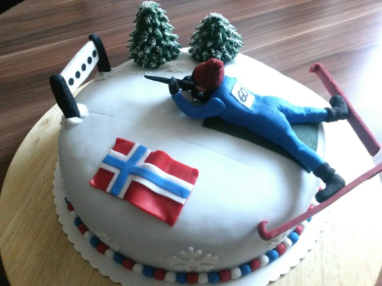 Торт для лыжницы