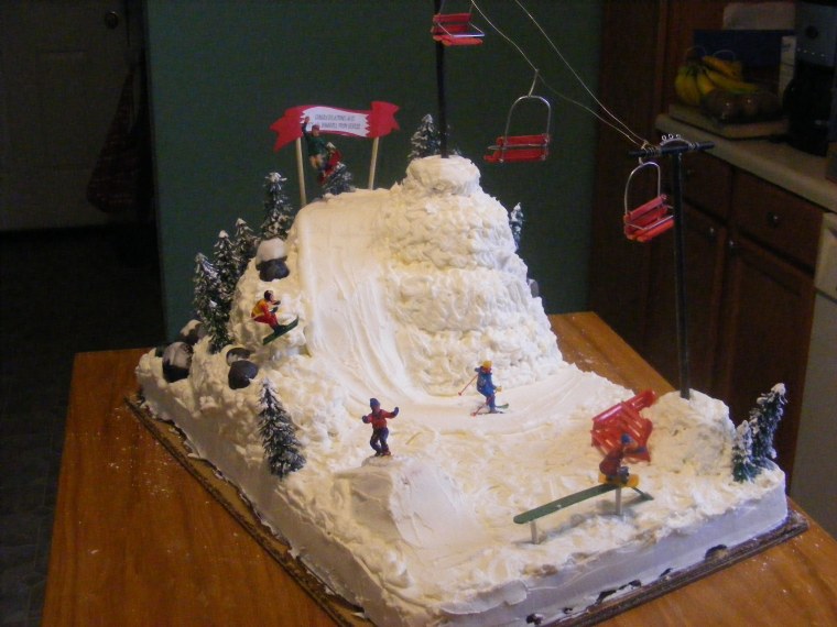 Торт для горнолыжника