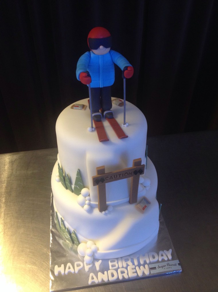 Торт для сноубордиста