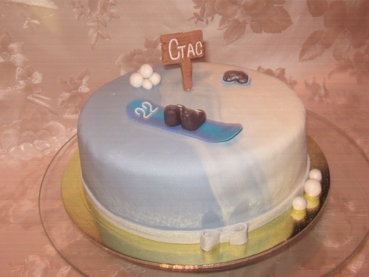 Торт для горнолыжника