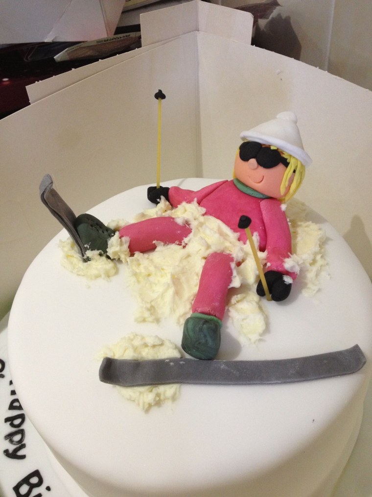 Торт для лыжника