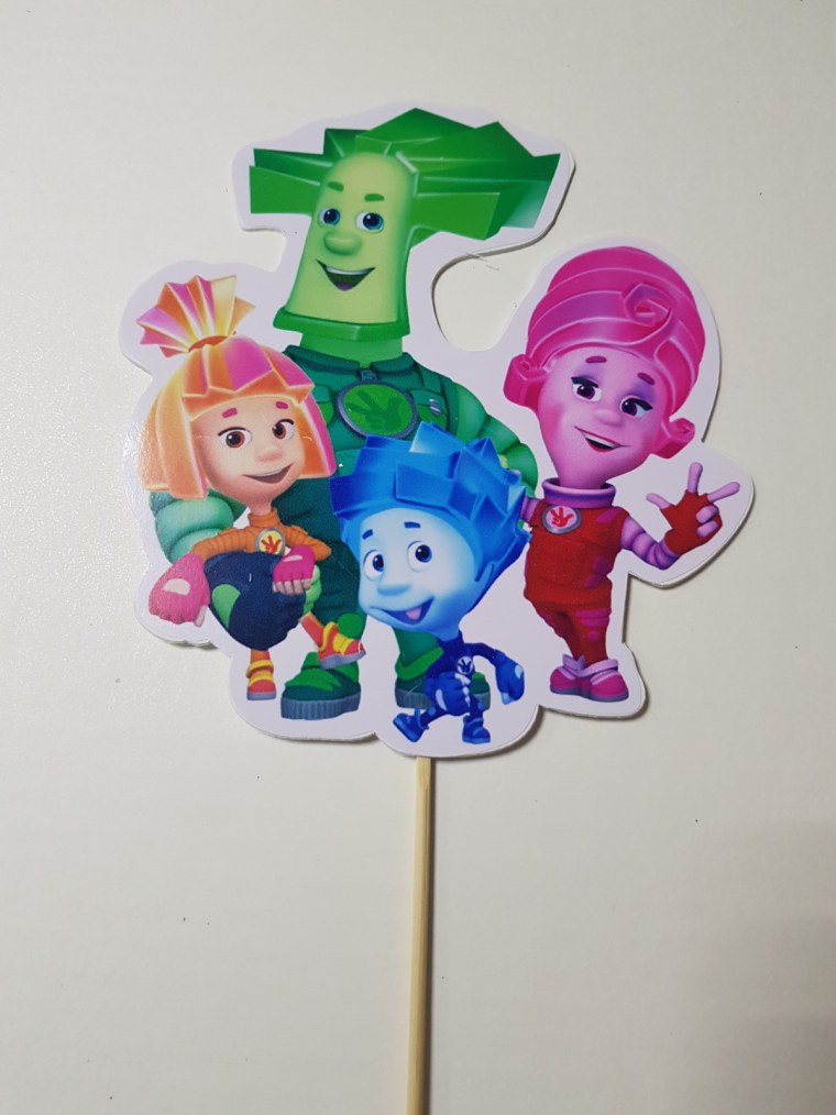 Топперы с Фиксиками