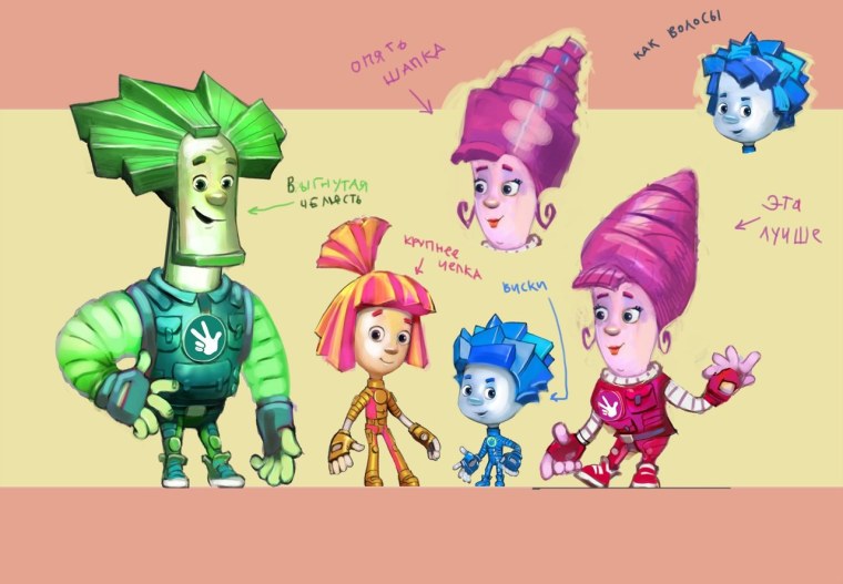 Калейдоскоп Фиксики Верта