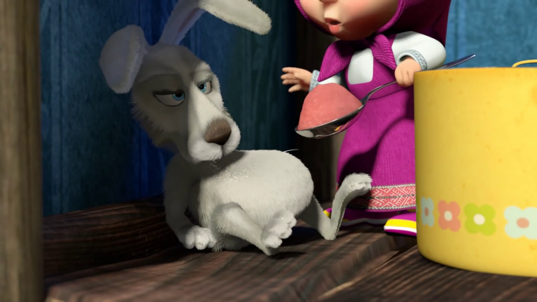 Маша и медведь заяц