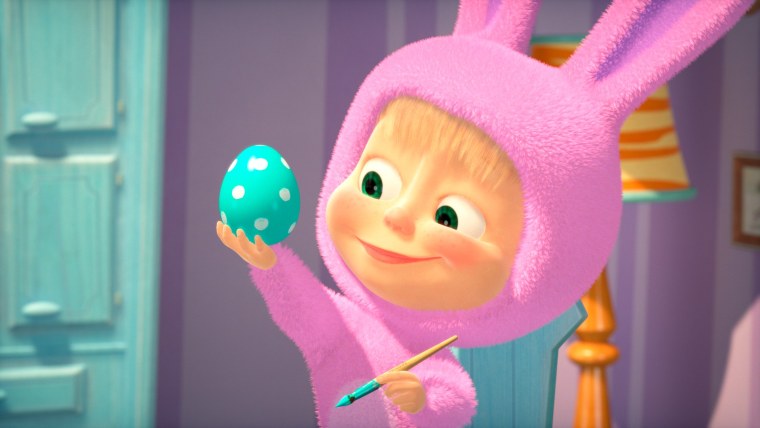 Маша и медведь Пасхальный кролик