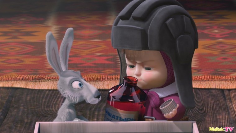 Маша и медведь 14 серия лыжню